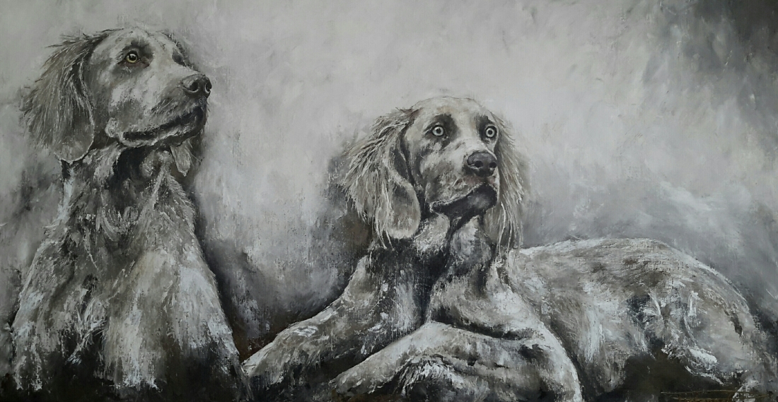 "Bruce & Maggs" 80x160 on commission