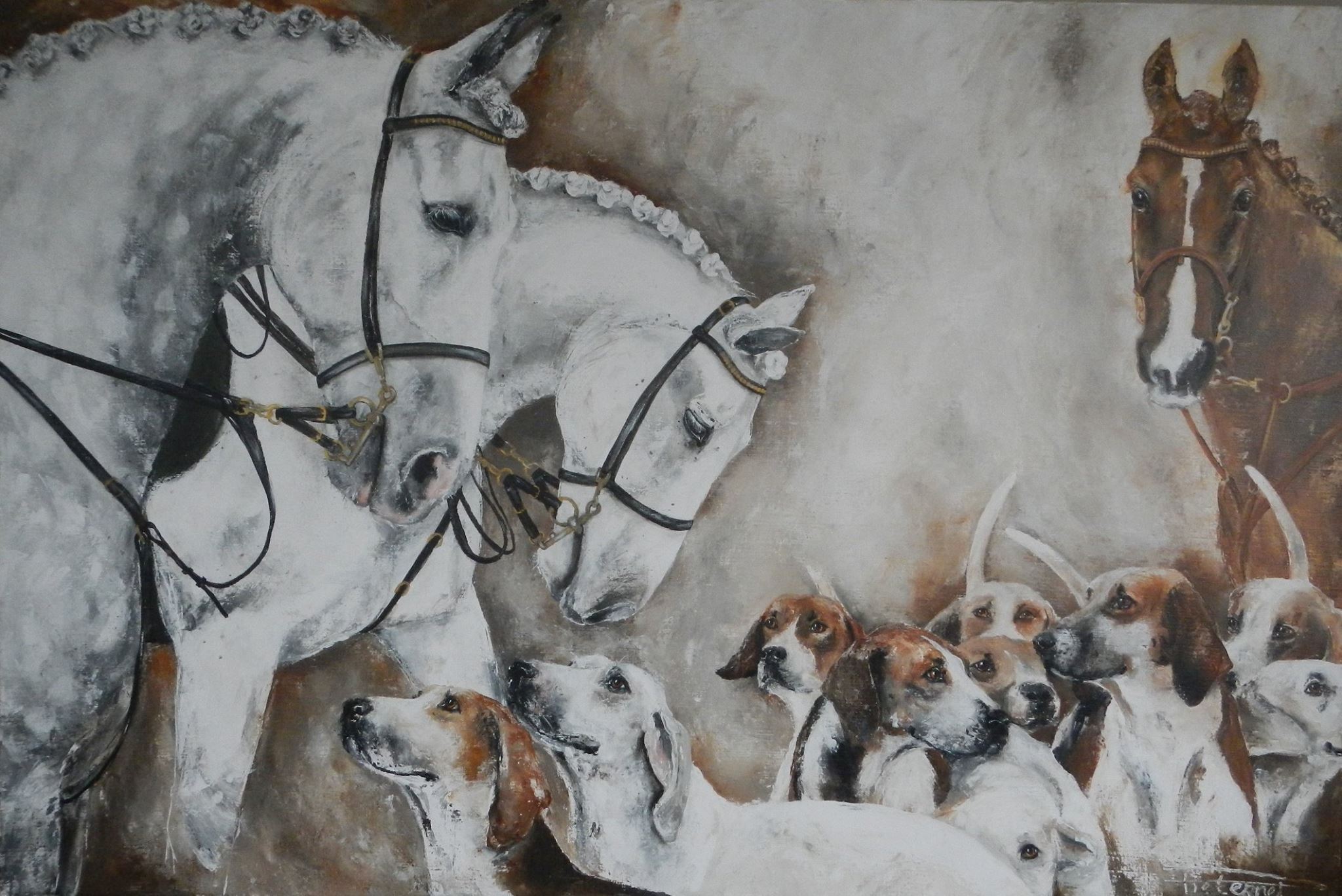 "Early Hunt" 120×180 on commission Familie Beekmans